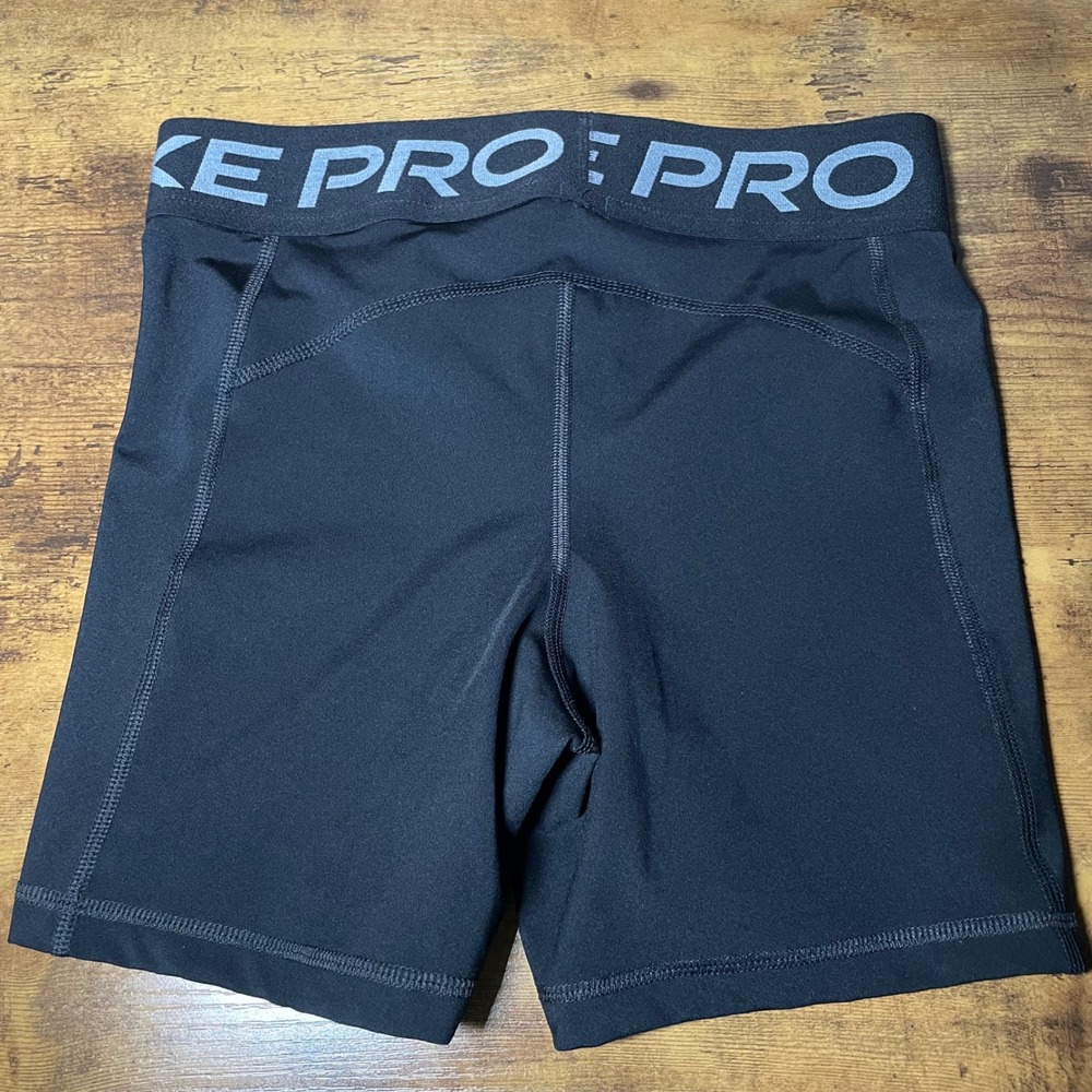 Nike Pro Shorts Womens Small Black Compression Dri-FIT Training S - Picture 2 of 7